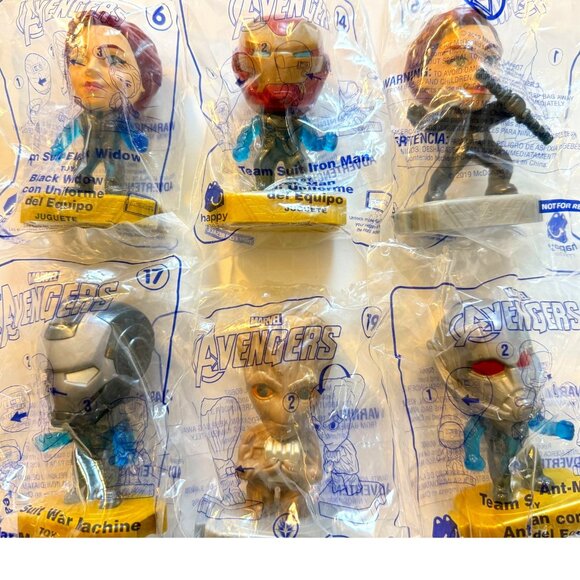 Other - Avengers Marvel McDonalds Happy Meal Toy Lot of 6 NEW Sealed 2019